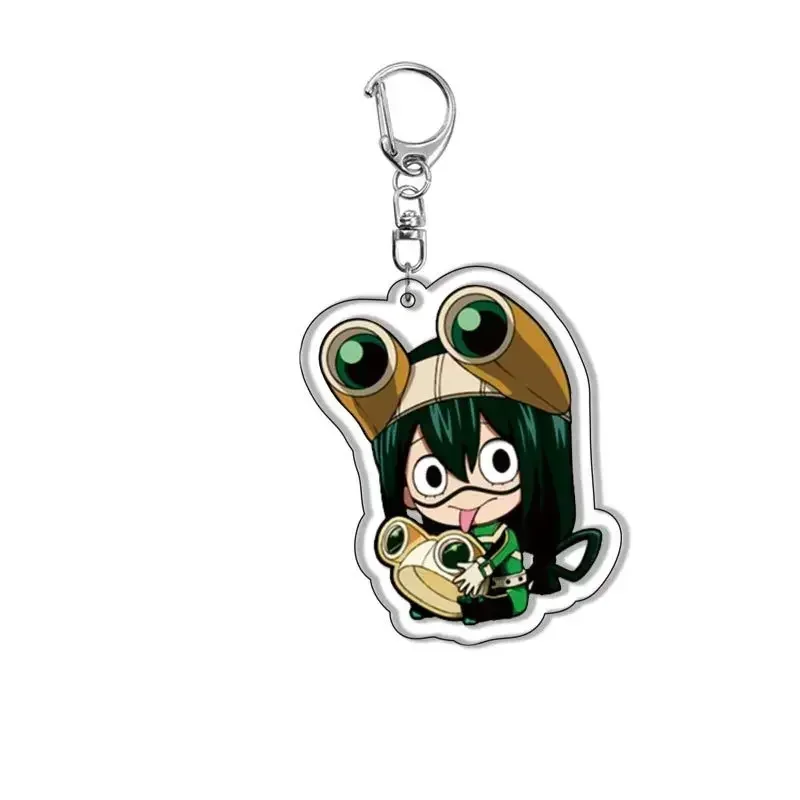 Ingenious Anime Figure Midoriya Izuku All·Might Bakugou Katsuki Key Ring HD Pattern Charming Adorable Acrylic Key Chain