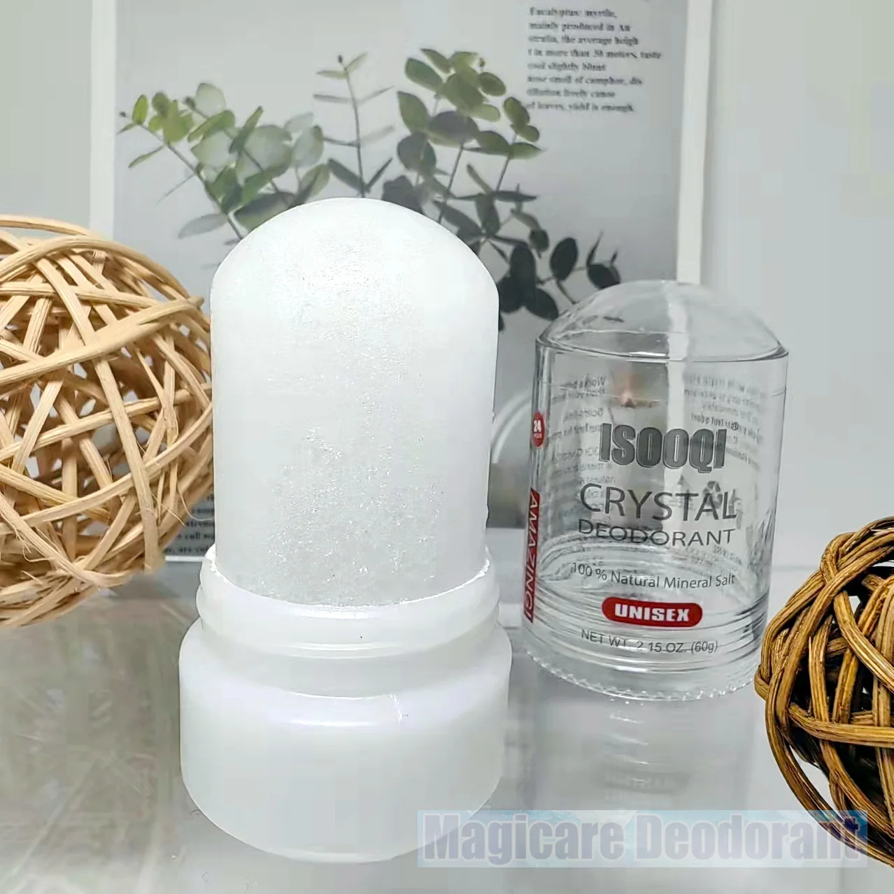 60g Alum Stick 10PCS/LOT Potassium Alum Block Antiperspirant Stone Crystal Deodorant Natural Mineral Salt Underarm Unisex