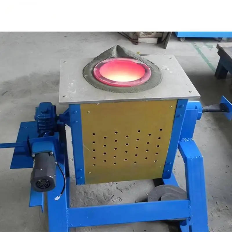 Aluminum Metal Melting Furnace 20 kg to 1 ton Induction Melter Metallurgical Equipment Cast Iron Steel
