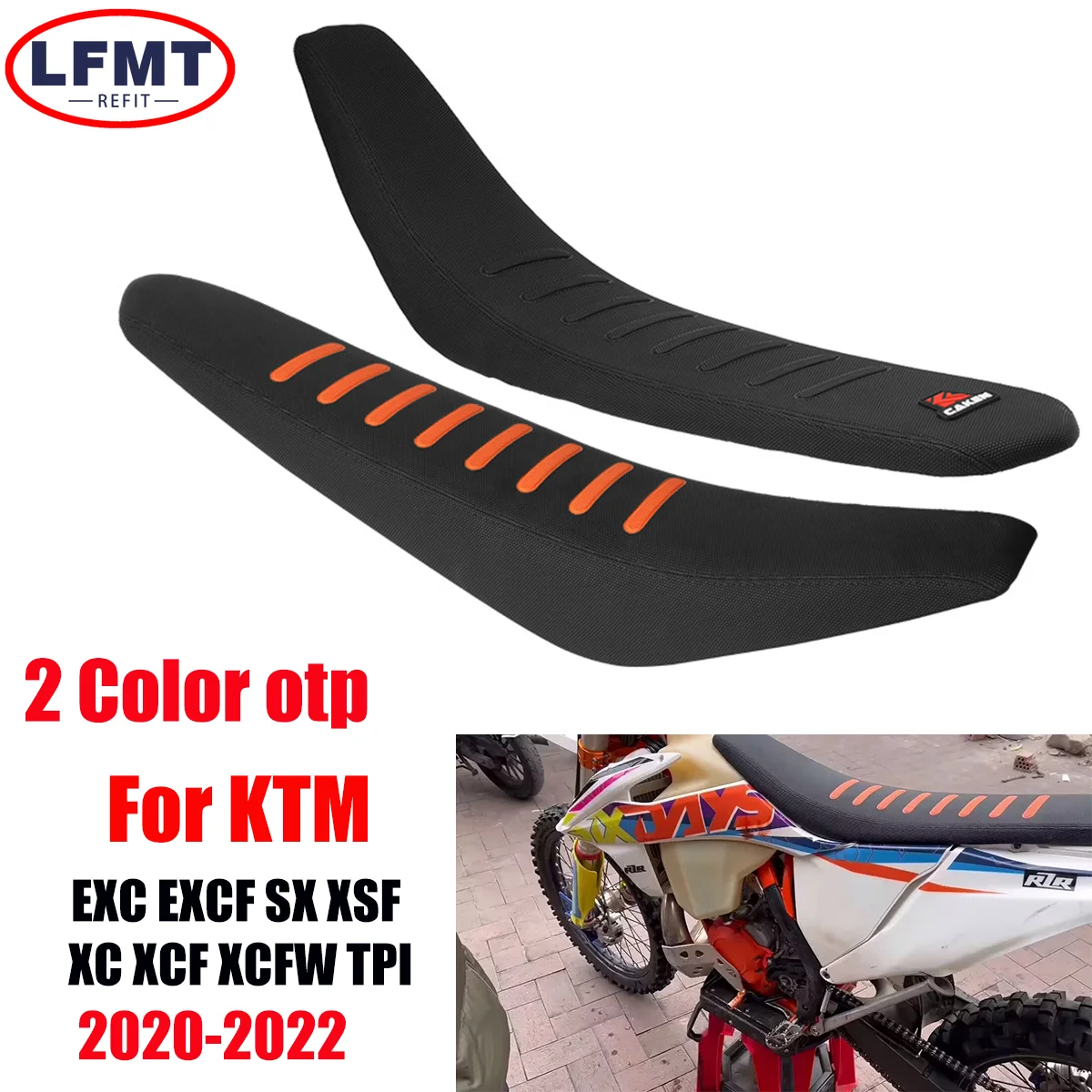 

Diamond Pattern Cushion Saddles Antiskid Waterproof Seat For KTM EXC EXC-F SX XS-F XC XC-F XCF-W TPI 150 250 350 2020 2021 2022