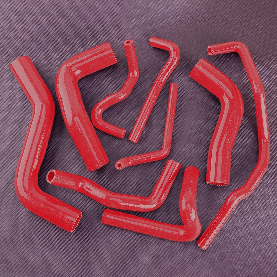 Car Radiator Heater Hose Kit Red Silicone Fit for Mazda MX-5 MK1 Roadster Miata NA NA6CE B6ZE 1.6L Engine 1989-1995 1996 1997