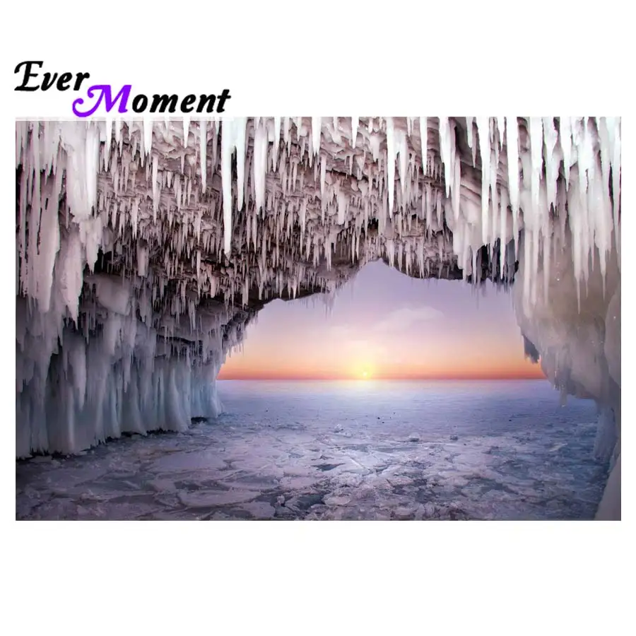 

5d diamond nature Ice Cave big scenery craft winter diamond embroidery completely diamond painting 5d mosaic craft ASF719