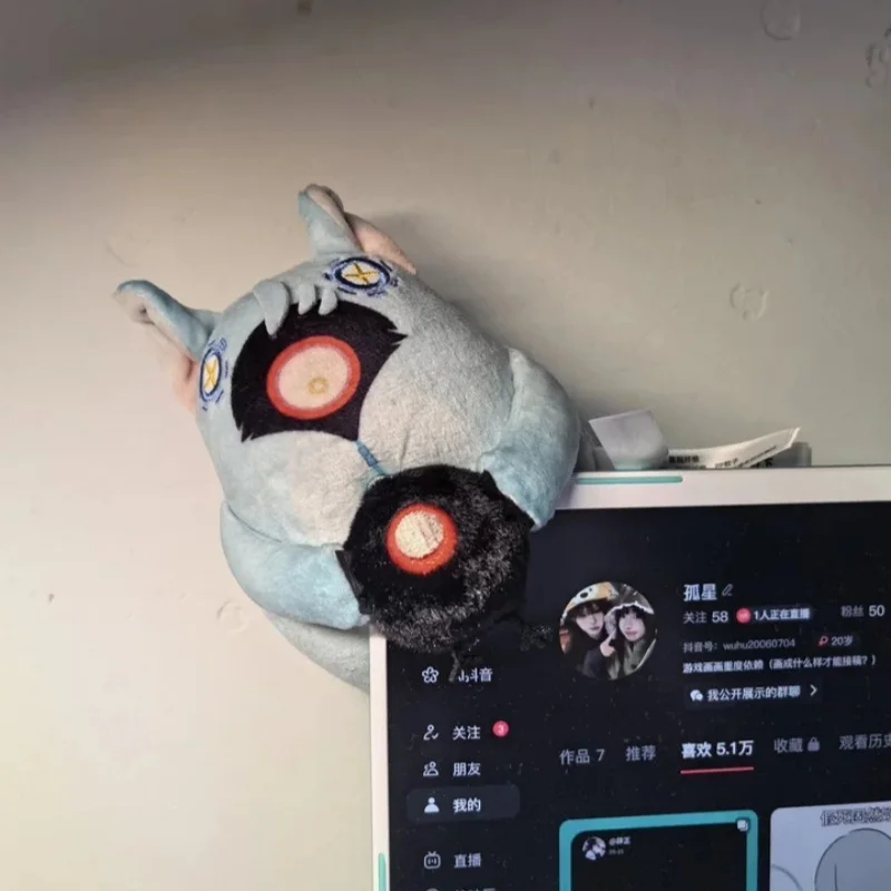 Genshin Impact Dottore Monster Plush Bag Pendant Soft Stuffed Doll For Computer Monitor Decor Collectible Gift