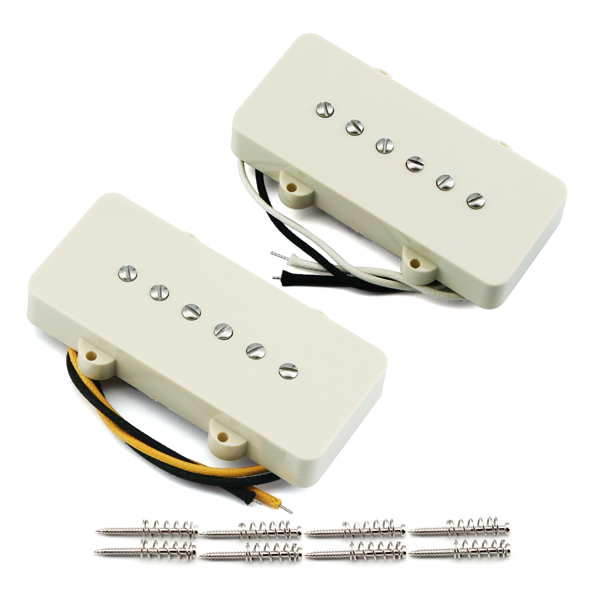 

FLEOR 2 шт. Alnico 5 JM набор звукоснимателей для электрогитары с одной катушкой звукосниматель 7K + 8K гитарные детали