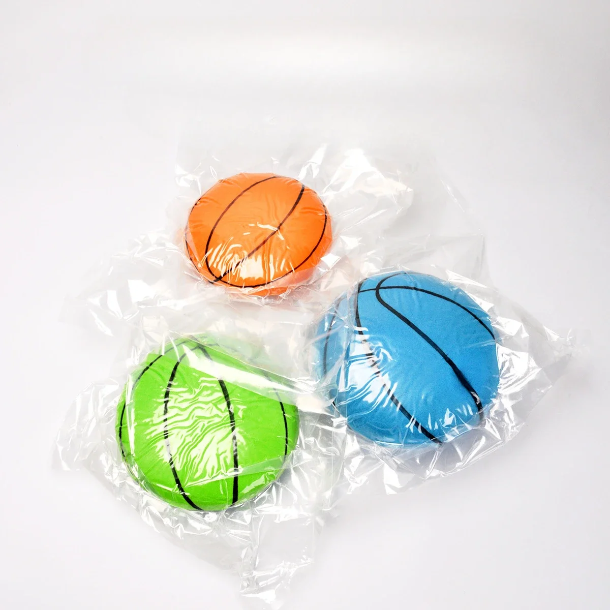 Silent Basketball 24 cm Indoor Dribble Quietly Foam Basketball Soft Ball Mute Bouncing Ball Airless Basket Ball Sports Toy