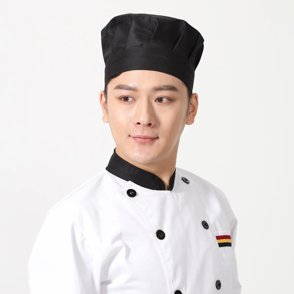قبعة الفطر قبعة الطاهي قابلة للتعديل لمطعم الفندق ومدرسة تقديم الطعام قبعة عمل منتفخة ناعمة لزي الطهاة الخبازين والطهاة #4