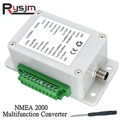 CX5003 Dual Channel NMEA2000 Converter 0-190ohm to 18 Sensors can be Collected Multifunction NMEA 2000 Converter For Marine Boat