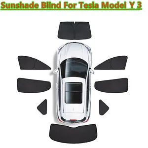 Солнцезащитный козырек Tesla Model 3 Y, для боковых окон автомобиля, для отдыха на природе, походов, сна