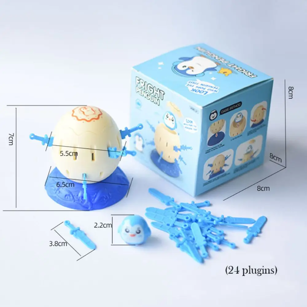 Grappig Pop Up Pirate Barrel Speelgoed ABS Unisex Intellectueel Spel Speelgoed Pinguïn/Kikker/Eend Interactief Spel Speelgoed voor Kinderen Volwassenen