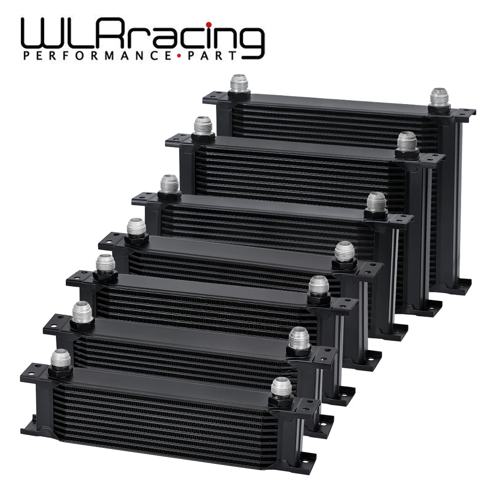 AN10 Aluminum Radiator 7/10/13/16/19/25/30 Rows British Type Car Engine Oil Cooler Cooling Radiator Replacement Universal Cooler