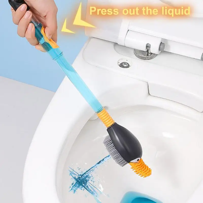 Wall Mounted Toilet Brush Wall Mounted Tub Cleaning Scrubber Toilet Cleaning Brush And Holder Set With Refillable Handle