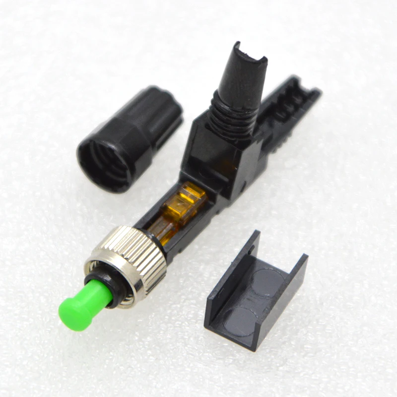 100PCS New FC/UPC/APC Optical Fiber Fast Connector Embedded Style FTTH Telecom Quick Connector Best Price Wholesale