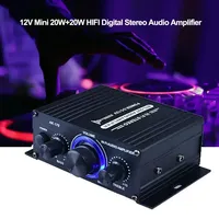 AK170 12V Mini 400W HIFI Digital Stereo Audio Amplifier FM Amplificador In AMP Car Home Radio Theater Hot Stock Microphone