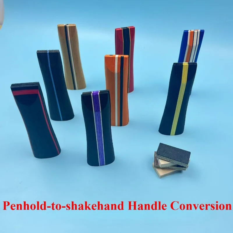 

Table Tennis Racket Handle DIY Straight Handles Modified Horizontal Handle Professional Grade Spacer Pad Ping-pong Racket Grips