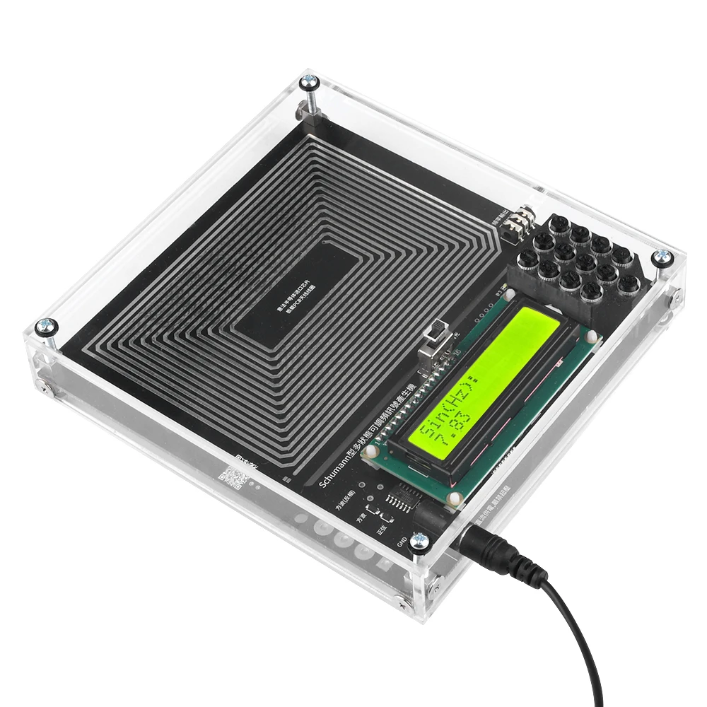 

Schumann Wave Generator - Adjustable Frequency 0.1Hz-30KHz Signal Generator with USB/DC Power, Sine/Square Wave Output