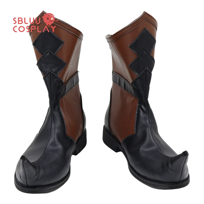 SBluuCosplay FGO Dante Alighieri Scarpe Cosplay Stivali Festa di Halloween su misura