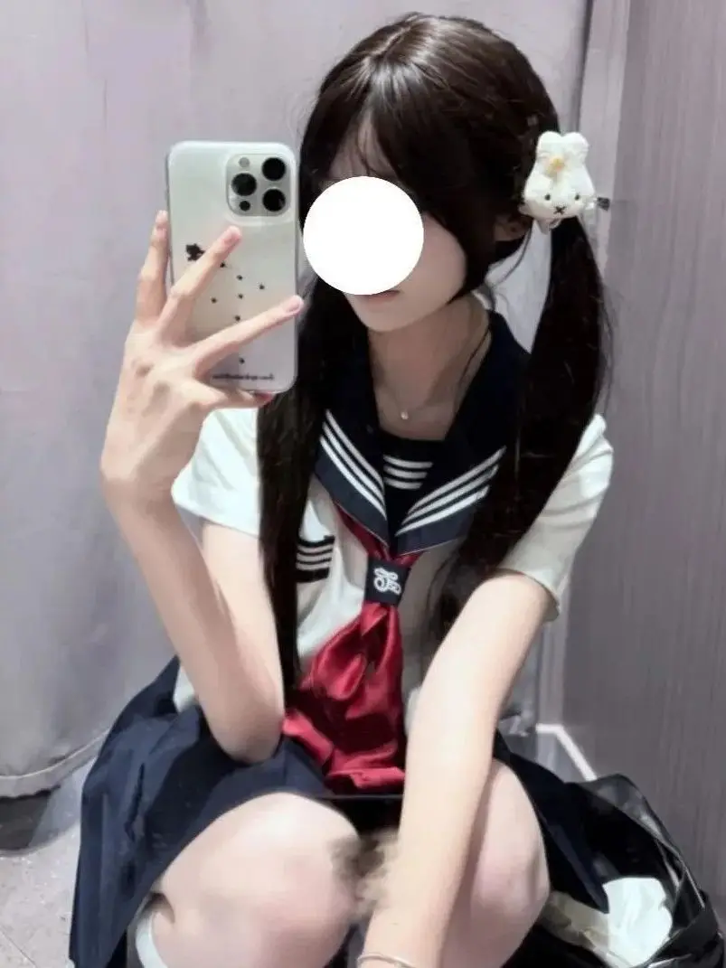 Authentic White Sailor Suit Uniform Skirt Set Short Sleeve Kyoto Collar Japanese Style Breathable Polyester Cotton Blend view 5