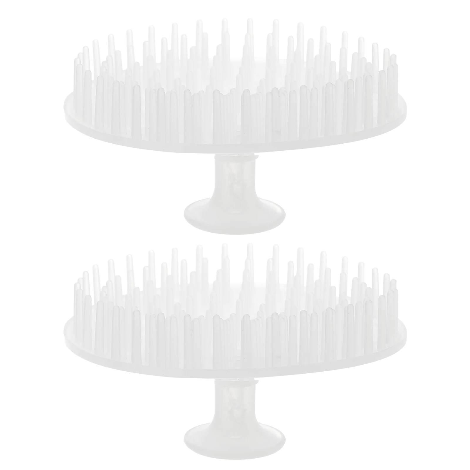 2 stücke Shampoo Pinsel Für Frauen Haar Kopfhaut Massage Werkzeug Weichen Borsten Tiefen Reinigung Baden Dusche Körper Peeling Tragbare Wasserdicht