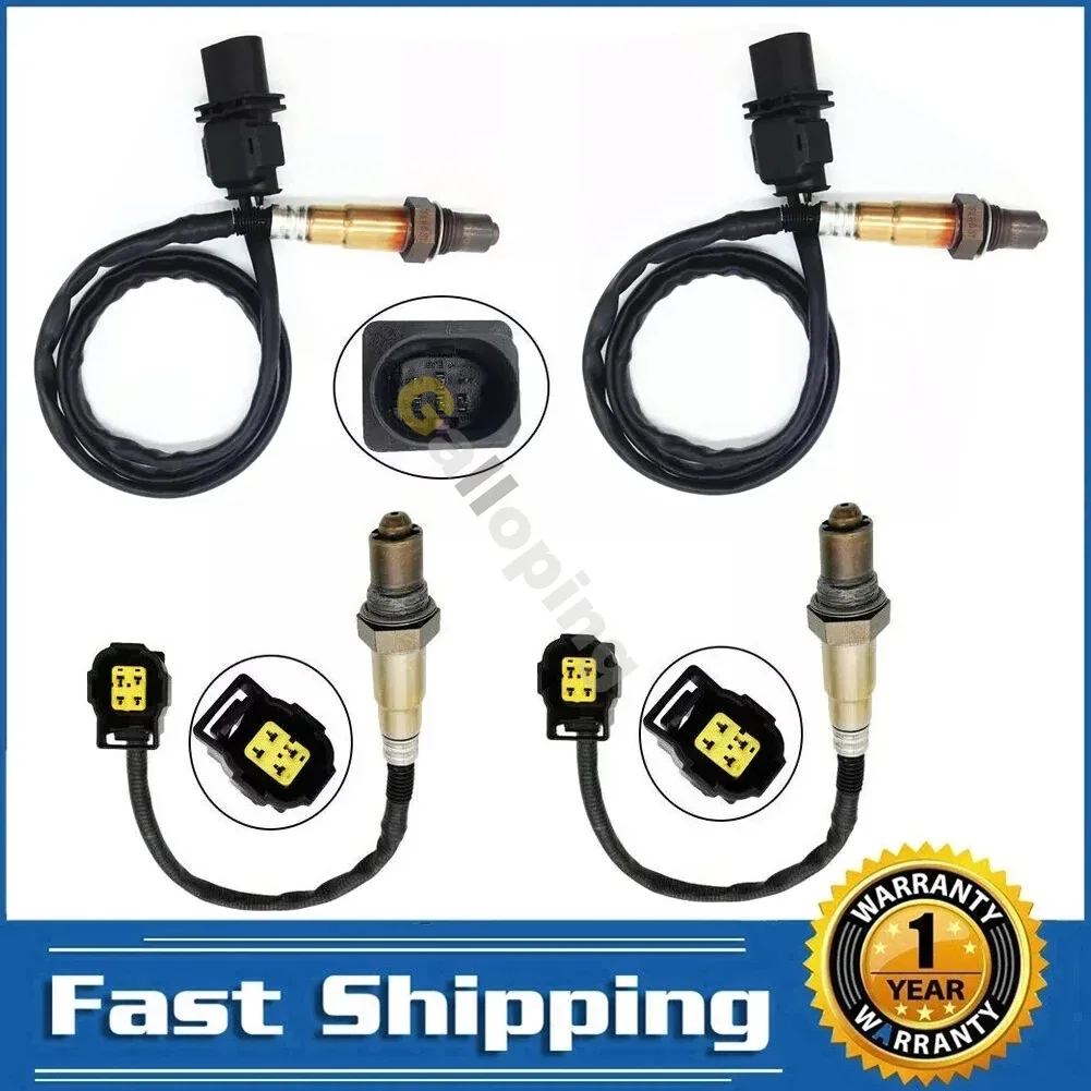 4pcs O2 Oxygen Sensor 1 2 Bank 1 2 for 2006 2007 2008 2009 2010 2011 Mercedes-Benz ML350 3.5L  V6 Upstream Downstream Front Rear