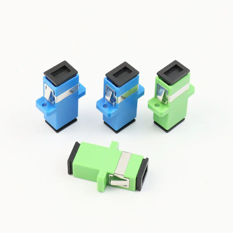 10 unids/lote adaptador de conector de fibra óptica SC/UPC SM brida monomodo Simplex SC-SC APC FC UPC acoplador especial al por mayor a Brasil - imagen 5
