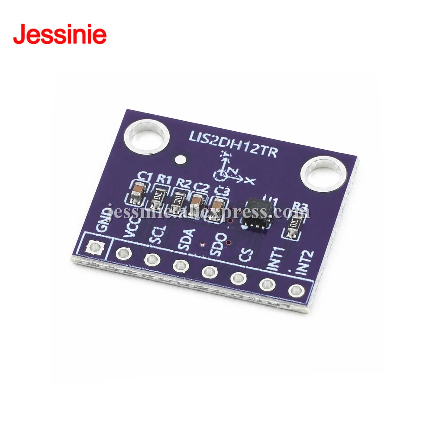 10pcs/1pc LIS2DH12TR Acceleration Module Three 3 Axis MEMS Accelerometer Motion Sensor Module Replace ADXL345 for Arduino