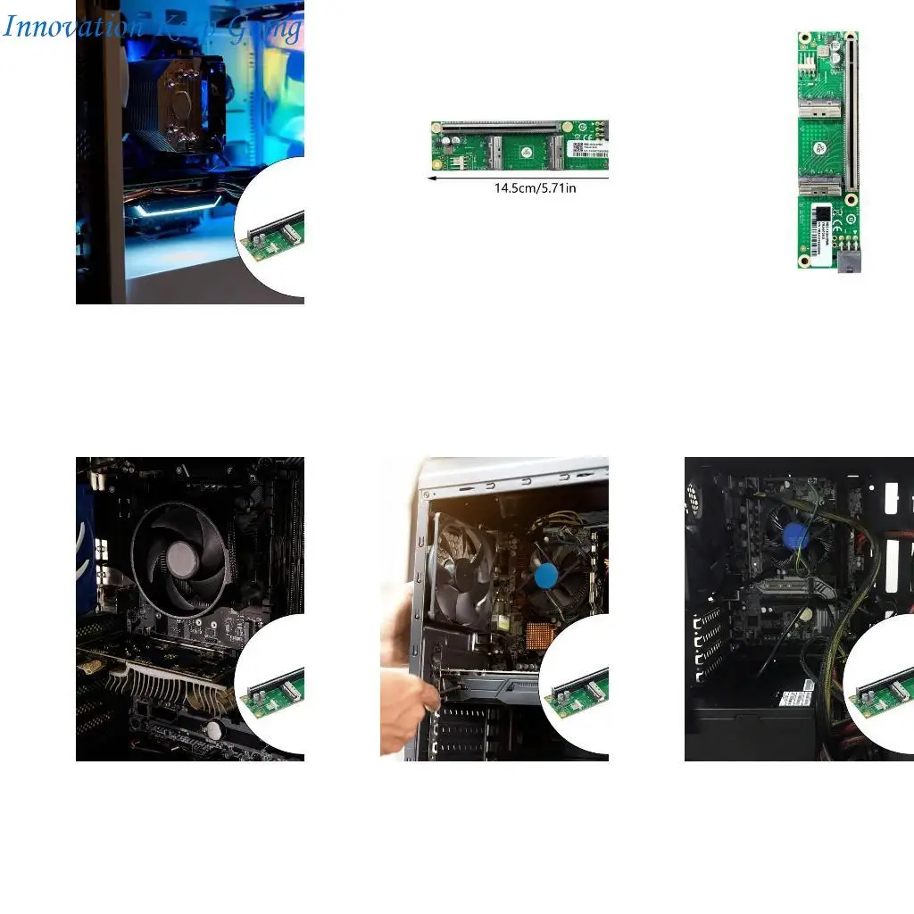 

E65C Metal Mcios в PCIe 5.0 Adapter Card для повышения совместимости