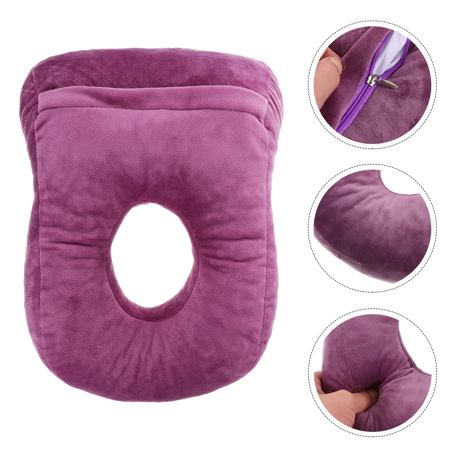 Single Hole Ear Pillow Tabletop Sleeping Supple Face down School Nap Soft Stuffed Office Portable Student Pillows