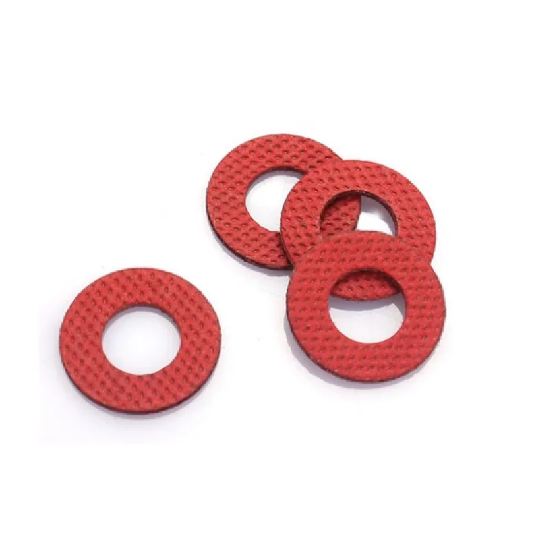 Red steel paper gasket fast bus meson fastening non-slip insulation gasket M2M2.5M3M4M5M6M8*5 6 7 8 10 12 16 thick 0.5 0.8 1.0