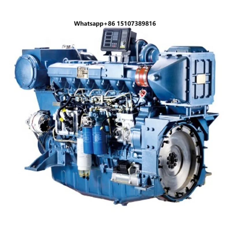 Factory Price 230kw 4 Stroke 300 Propulsion Inboard 6 Cylinder Weichai Wd10 WD12 WP10 WP12 Boat Ship Marine Engine