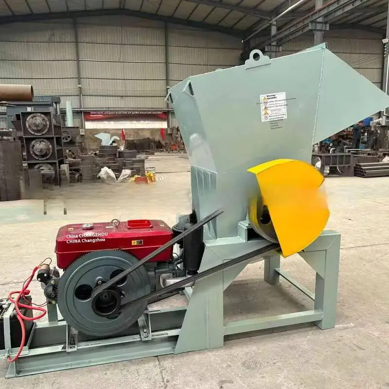 Diesel Version Plastic Crusher Baler Strapping Machine Box Milk Tea Cup Crushing Equipment