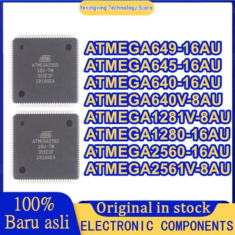 

ATMEGA649-16AU ATMEGA645-16AU ATMEGA640-16AU ATMEGA640V-8AU ATMEGA1281V-8AU ATMEGA1280-16AU ATMEGA2560-16AU ATMEGA2561V-8AU New