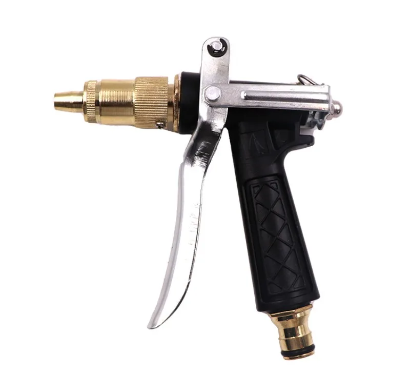 

High-Pressure Water Gun Set with Hose, Flower Watering Nozzle & Foam Sprayer - Home Car Wash Tools