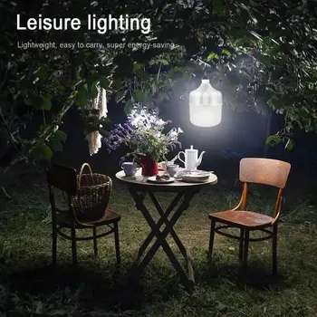 충전식 LED 램프 전구, 캠핑, 낚시, 비상 조명에 적합!
