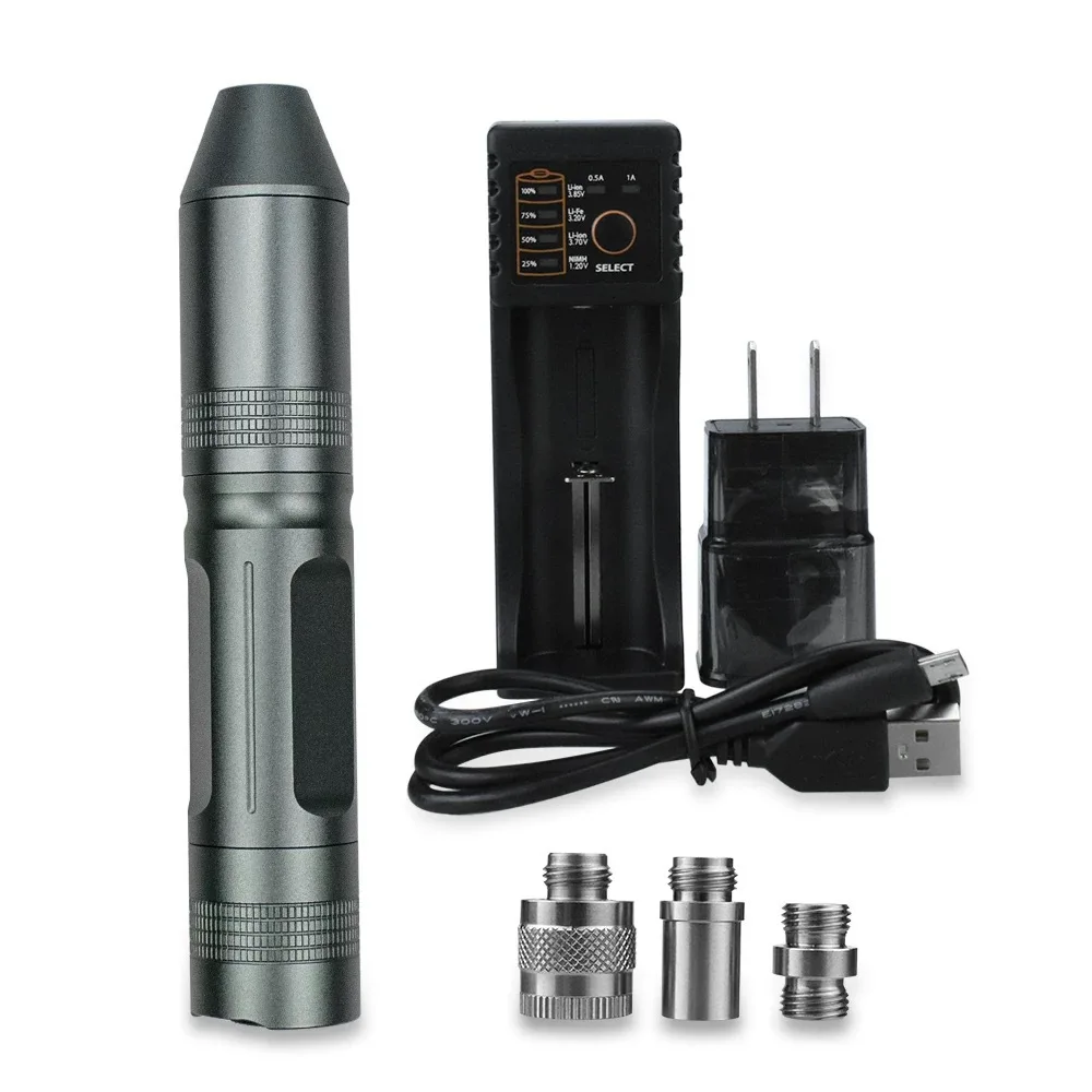 USB Rechargeable Portable LED Cold Light Source Handheld Mini Inspection Flashlight for Repair & Auxiliary Lighting
