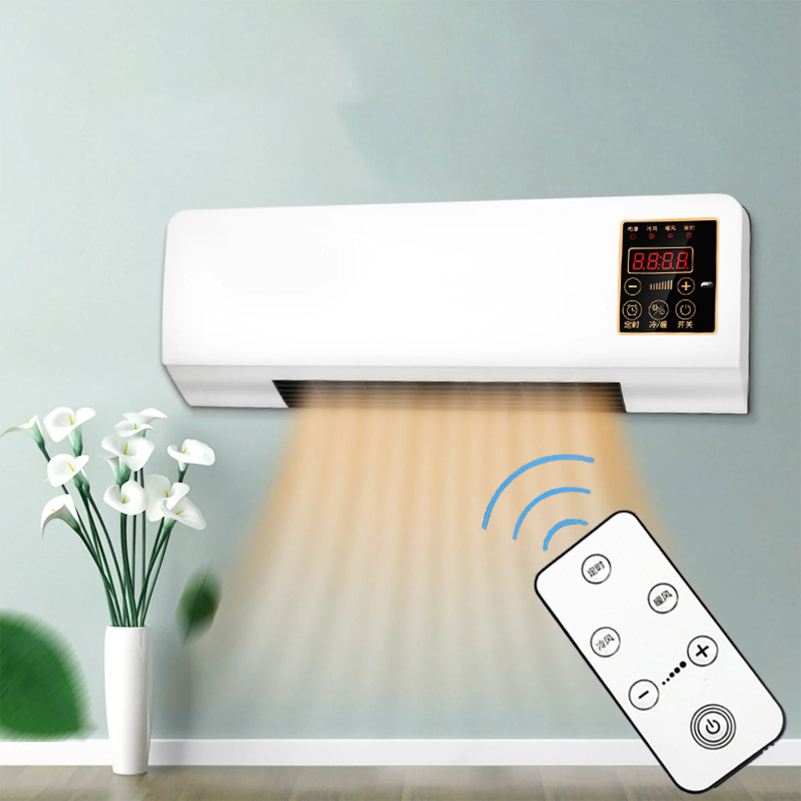 1800W High Power Mini Air Conditioner: Cooling and Heating with Remote Control for Comfortable Temperature Control CN Plug 220V