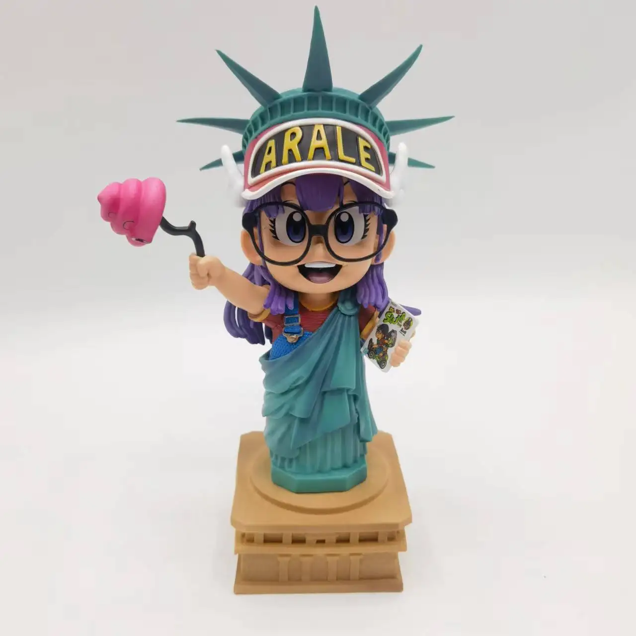 Anime Dr. Slump Arale Norimaki Budokai Statue of Liberty version Action Figure Model Toy Collection toy 23cm