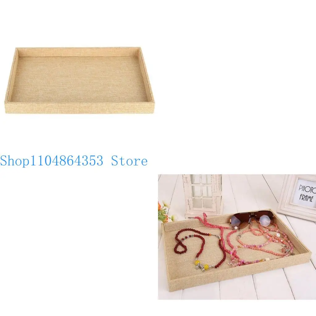 

652F Small Ring Premium Rings Earrings Display Tray Storage Insert Holder for Jewelry Box Drawer Dresser