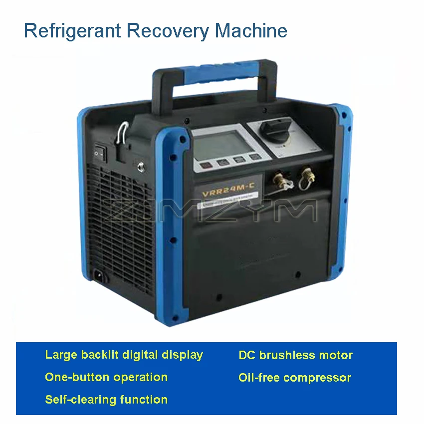 Refrigerant Recovery Machine Micro Channel Condenser Intelligent Fast  Digital Refrigerant Recovery Machine Station 220V