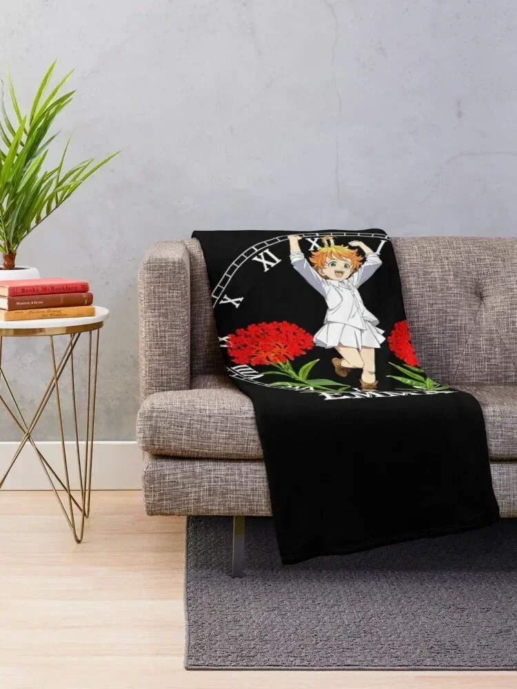 The promised Neverland Emma Throw Blanket Bed covers for sofa Furrys Blankets