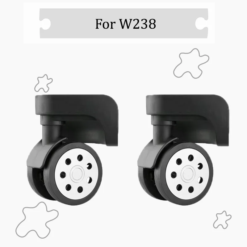 

Колеса для багажа W-238 Ultra-Quiet (опционально), запасные части для колес багажных сумок, включают в себя водонепроницаемые и устойчивые к ржавчине винты.