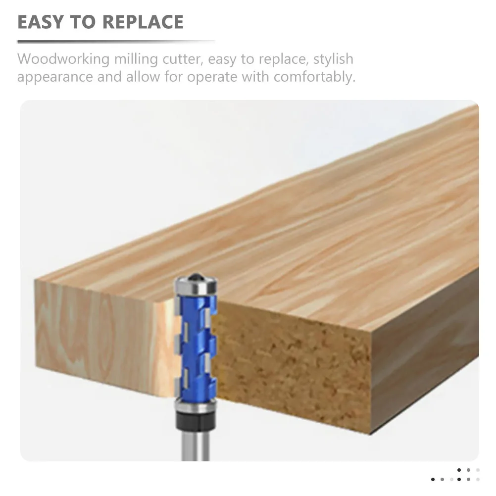 

Double Bearing Flush Trim Router Bit Carbide Wood Milling Cutter for Trimming and Decorative Woodworking Projects