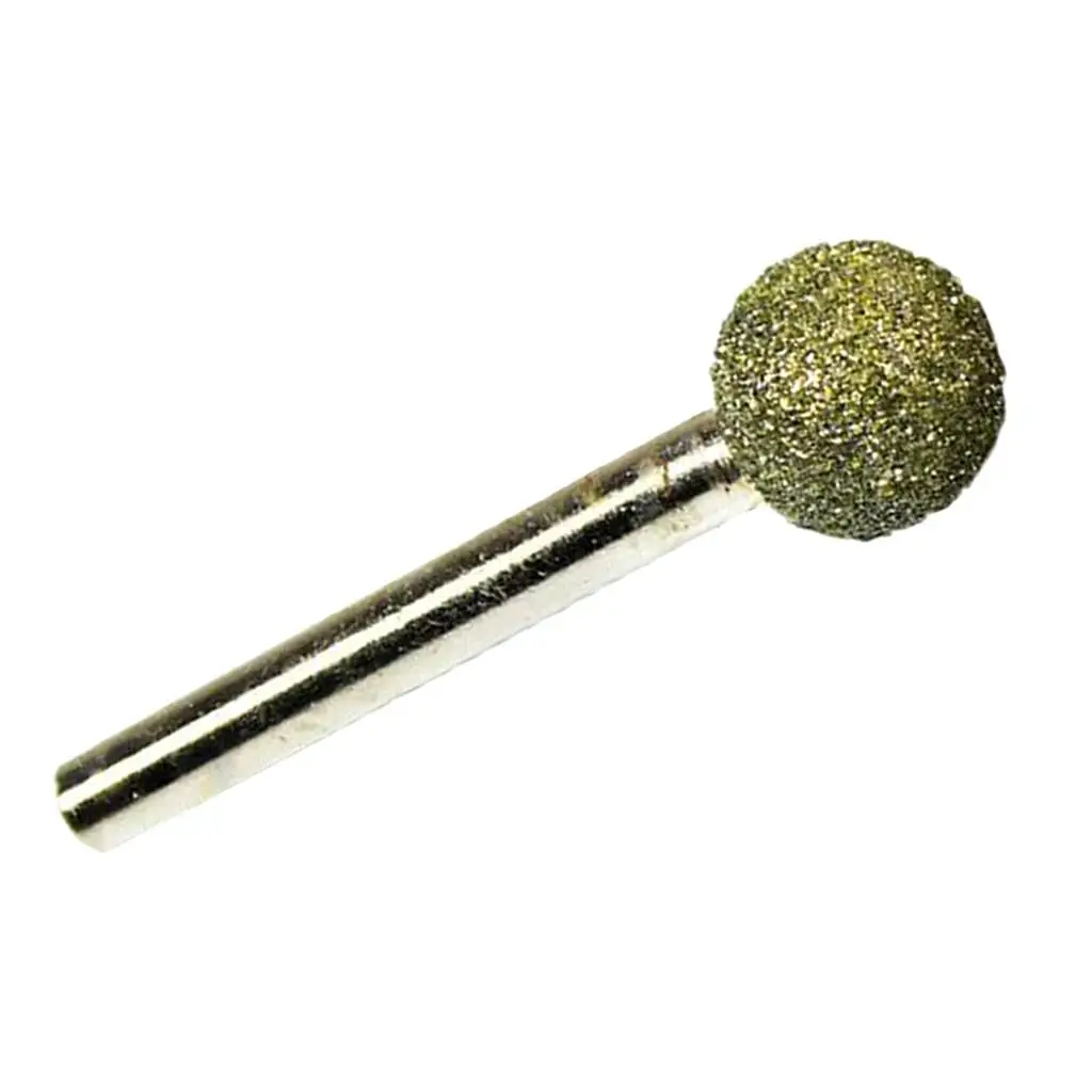 46 Grit Round Diamond End Mill with Spherical Point with Spherical Point Coated Cutter Tools