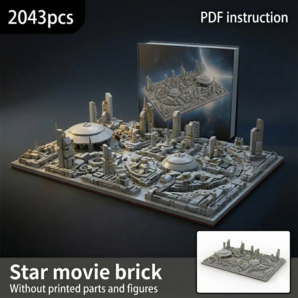 

star movie High-tech Future Urban Grand Sci-fi Theme Display Version Urban Building Blocks