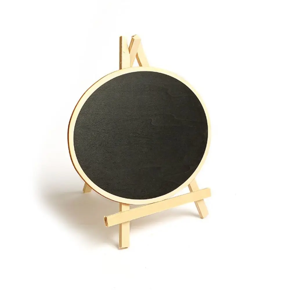 لوحة دليل اللوحة عرض مكتبي للقيام بقائمة سبورة صغيرة مع لوحة تذكير بحامل خشبي