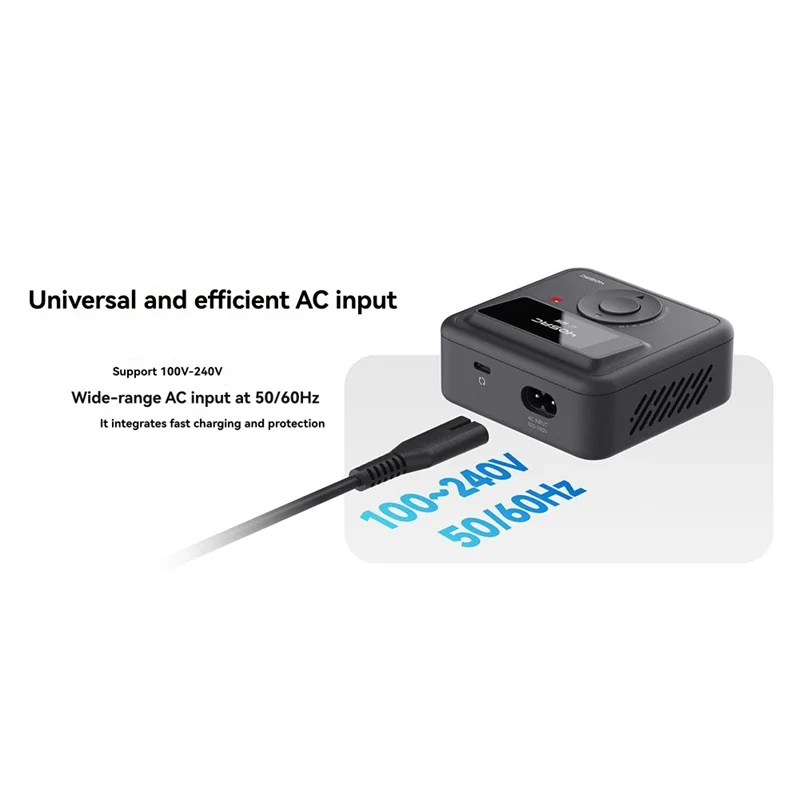 FFYY-405AC Gan 60W Smart Charger RC Model Battery Fast Charger For 1- 4S Life Lihv Lipo 1- 7S Pb 1- 12S Nimh/Cd Battery EU PLUG