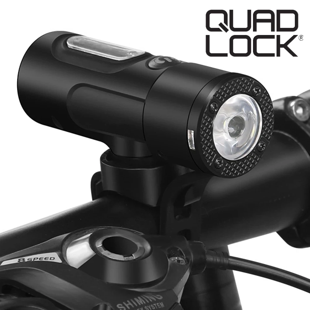 

QUAD LOCK Bike Headlight Rechargeable Bike Light Front Waterproof Front