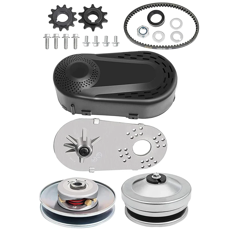 Imagem -02 - Vai Kart Embreagem Torque Converter Kit Correia de Transmissão do Motor Pequeno para 2hp7hp 1in in in 10t 40 41 Cadeia 12t 35 Cvt