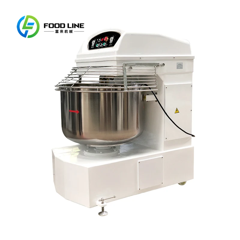 Customized 100kg 260L Double Action Two Speed Spiral Kneader - Industrial Commercial Big Dough Mixer