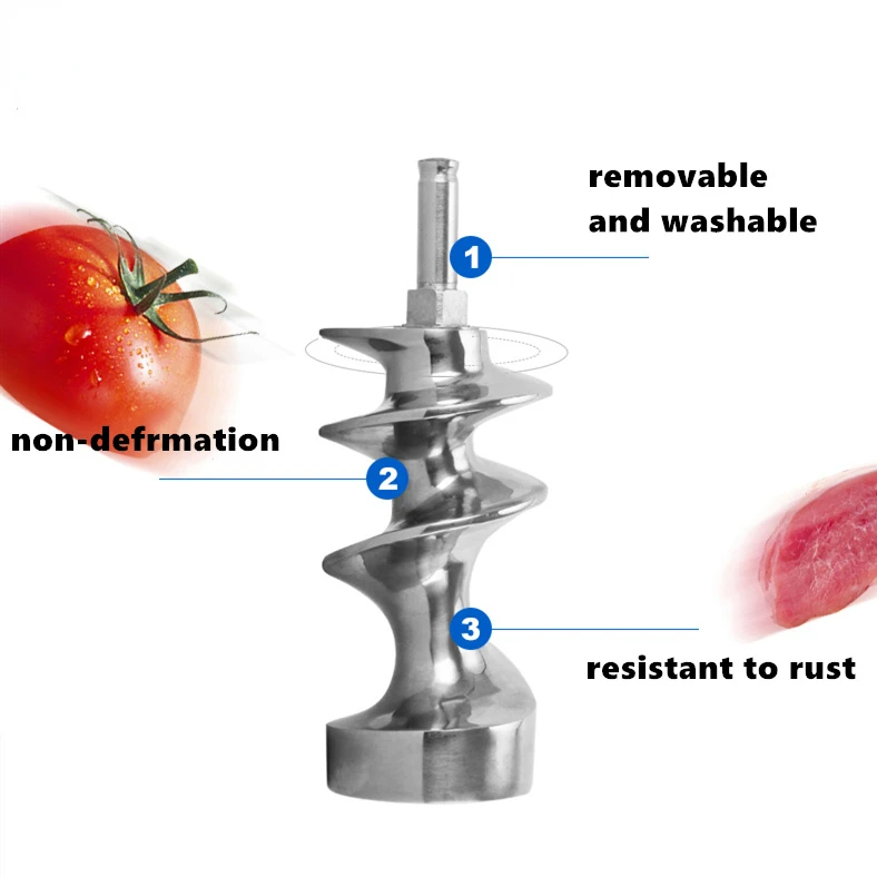 2024 new TK-32 industrial electric meat grinder stainless steel 2200 watts strong meat grinder professional use