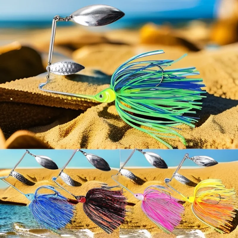 

Spinner Buzz Fishing Lures Spoon Sinking Bait, Metal Jig, Jigging, Swimbait Tackle 16g 1Pc